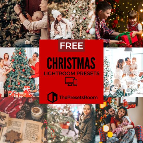 free Christmas Lightroom presets collection