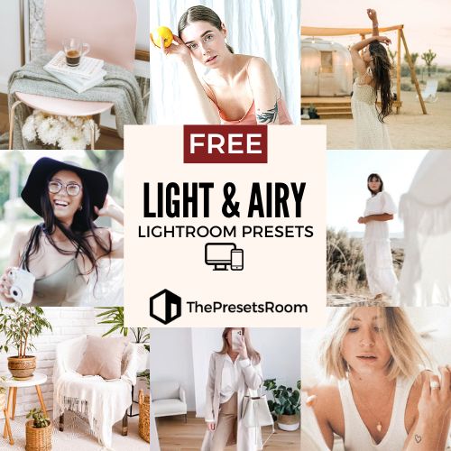 free light and airy Lightroom presets collection