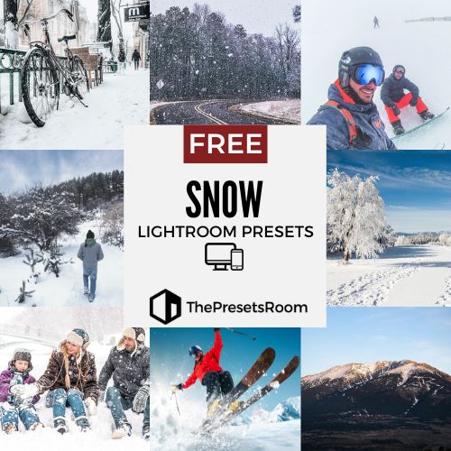 free snow Lightroom presets collection