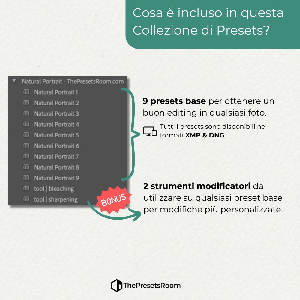 edizione di foto di ritratti naturali