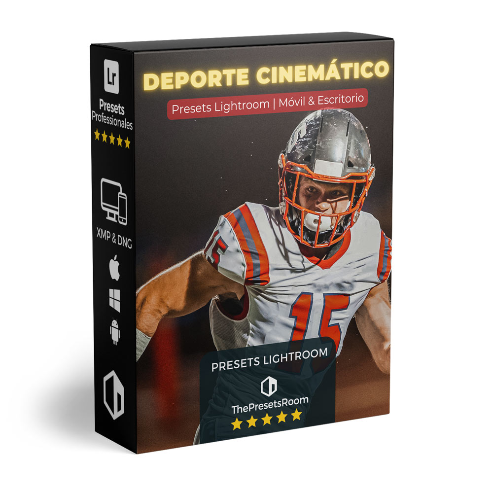 Colección de presets cinematográficos para deportes